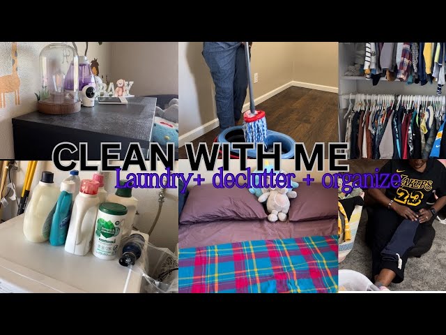 ✨NEW✨ KID'S BEDROOM CLEANING || LAUNDRY || DECLUTTERING OLD CLOTHES || CLEAN IT UP WITH JUDY.