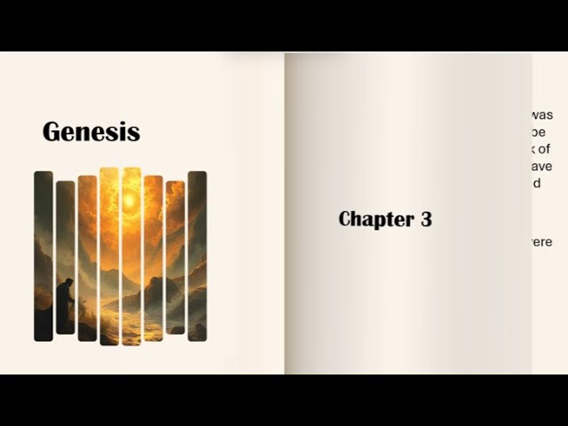 Let's read together. Genesis chapter 3.