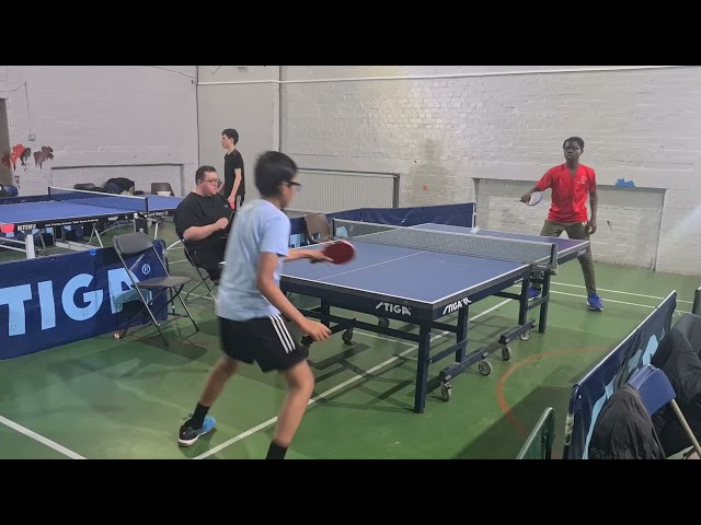 Laksayan Kandeepan vs Al-Ameen Alao | Junior/Beginners Tournament | TJ TTC Kidbrooke