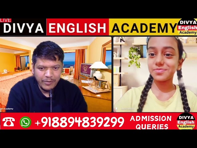 Online Spoken English Classes for kids / Adults by Divya English Academy #divyaenglish