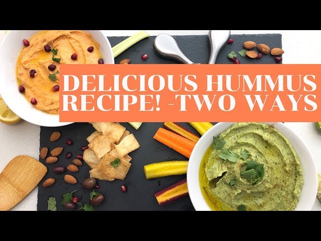 How to make Hummus that's BETTER than the store bought | Easy Delicious Hummus Recipe | 2 Ways!