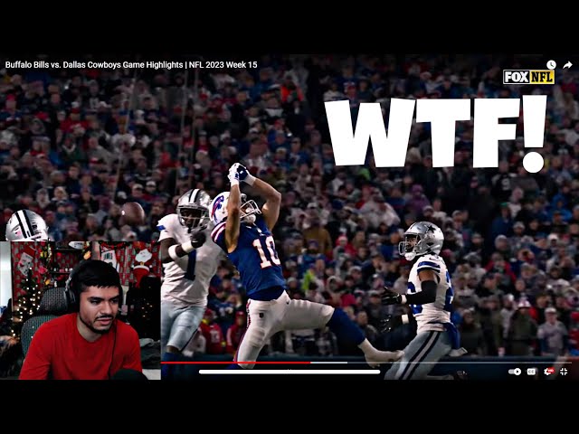 Cowboys Fan Blind Reacts! Buffalo Bills vs. Dallas Cowboys Game Highlights NFL 2023 Week 15