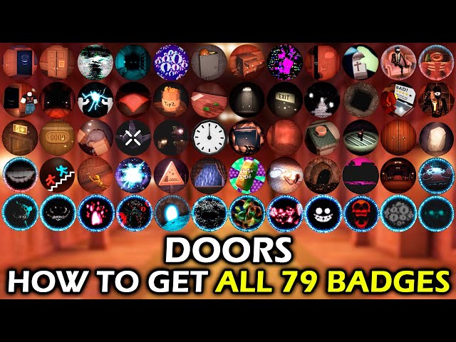 DOORS - How to Get All 79 Badges | Roblox