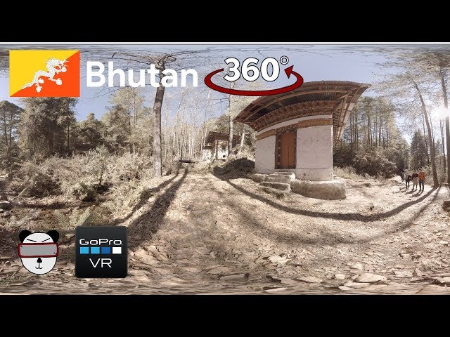 🌍 360° Himalayan Forest | Paro, Bhutan  🇧🇹【GoPro VR Travel | 360 Video】