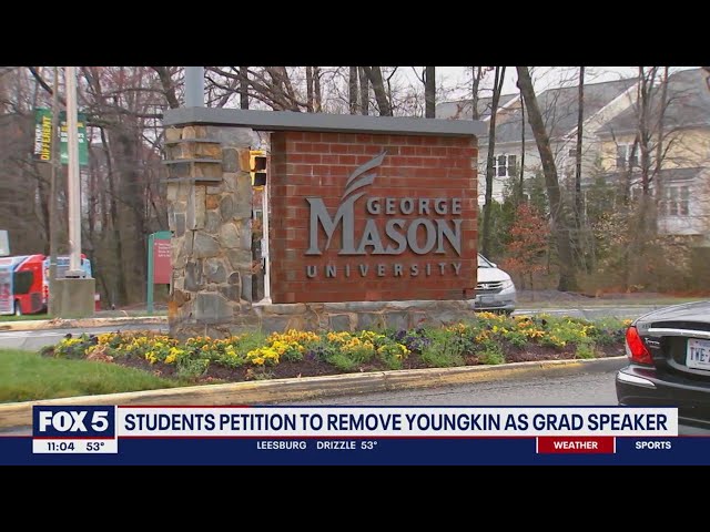 George Mason University students petition to remove Gov. Youngkin as 2023 commencement speaker