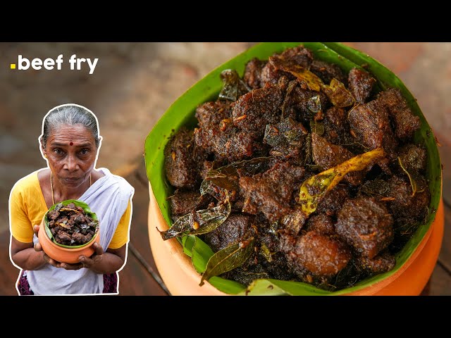 Nadan Beef Fry | Kerala Style Beef Fry Recipe |  Nadan Beef Varattiyathu