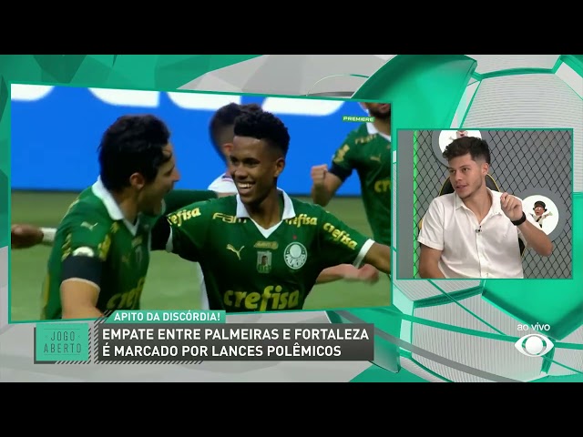 Debate Jogo Aberto: Palmeiras foi beneficiado pela arbitragem contra o Fortaleza?