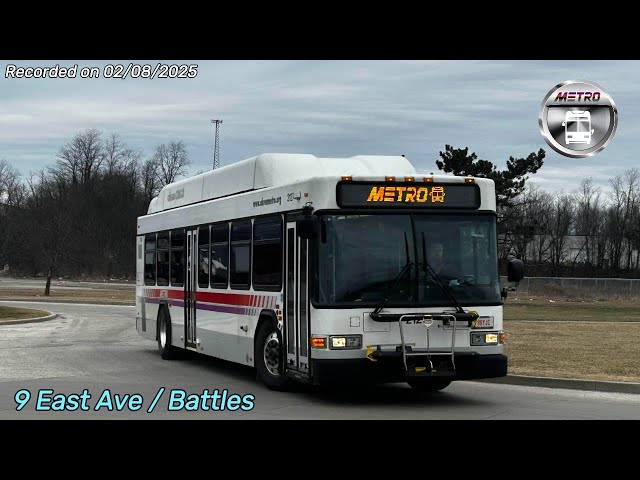 (Fast Gillig!) Akron Metro 2012 Gillig Low Floor CNG 40’ #2127 ride [9 East Ave / Battles]