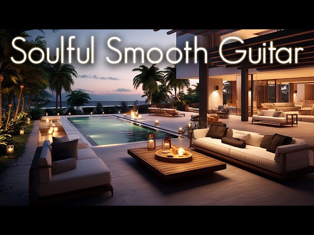 Smooth Lounge Guitar | Relaxing Chill Jazz Groove | Study Relax Sleeping | Corsica 4K Videos