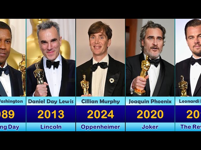 Best Actors Oscar Winners in Academy Award History | 1929-2024 |