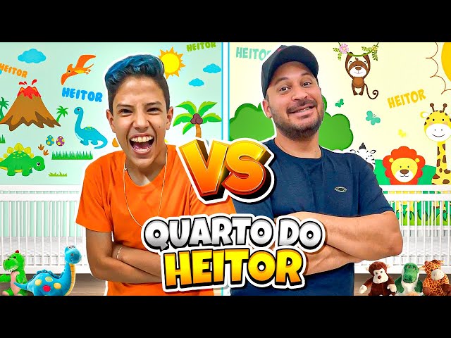 QUEM FAZ O MELHOR QUARTO PARA O HEITOR GANHA! *desafio extremo