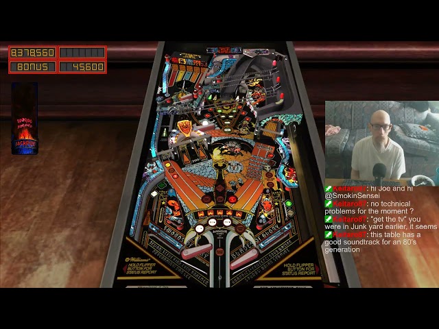 Pinball Arcade: Swords of Fury, 31 million pts (stream excerpt), 11/14/2022