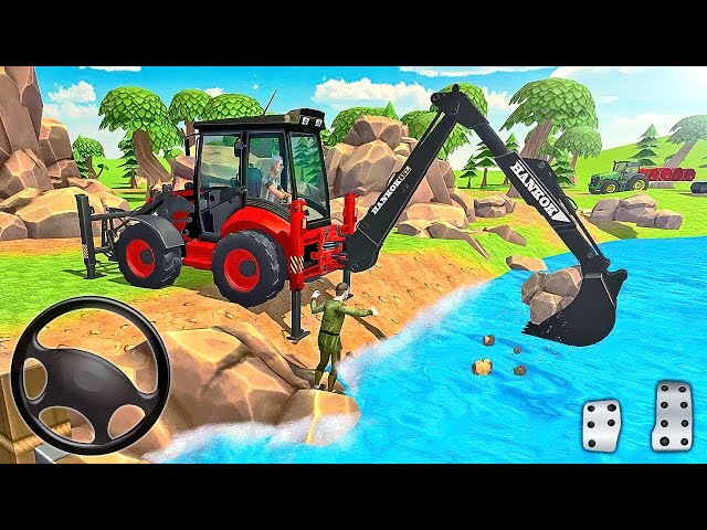 JCB 3DX BACKHOE LOADER BUS SIMULATOR INDONESIA DRIVING LIVE STREAM