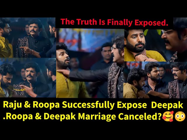 Driven By Deceit Zeeworld|Raju & Roopa Successfully Expose Deepak. Roopa & Deepak Marriage Cancelled