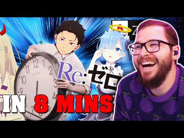 REACTING to "Re:Zero IN 8 MINUTES" by Gigguk