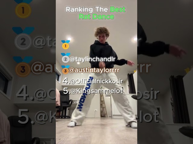 Ranking The Best Rat Dance #funny #funnyvideo #shortsvideo #tiktok #shorts #top5