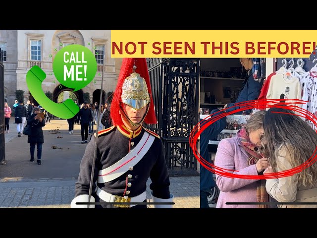 Woman Gives King’s Guard Her Phone Number.