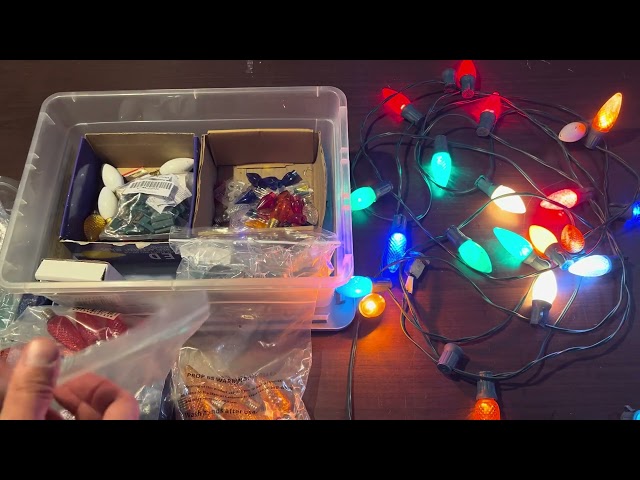 Christmas 2024 Part 1 - Testing C9 & C7 Lights