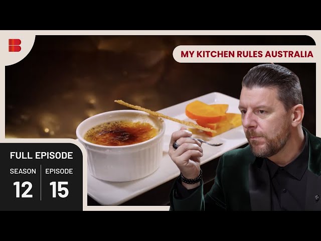 Creme Brulee Like Never Before - My Kitchen Rules Australia - Cooking Show