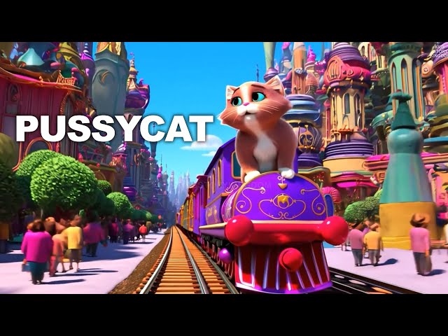 Pussycat, Pussycat Song for Kids | Fun  Magical Adventure#kidssong#cartoon#trending#kidsvideo