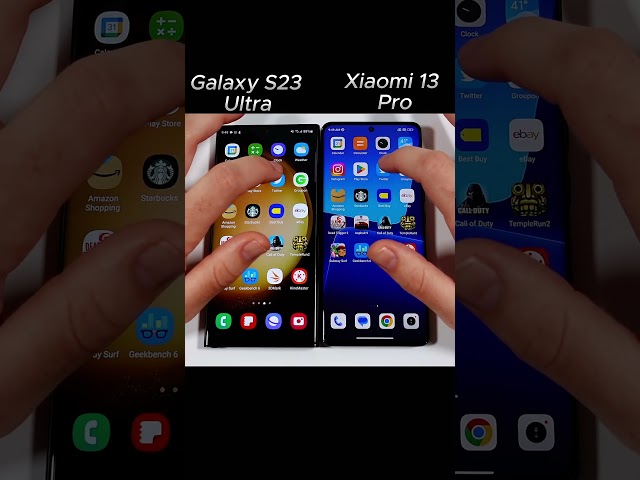 Galaxy S23 Ultra vs Xiaomi 13 Pro Speed Test !!