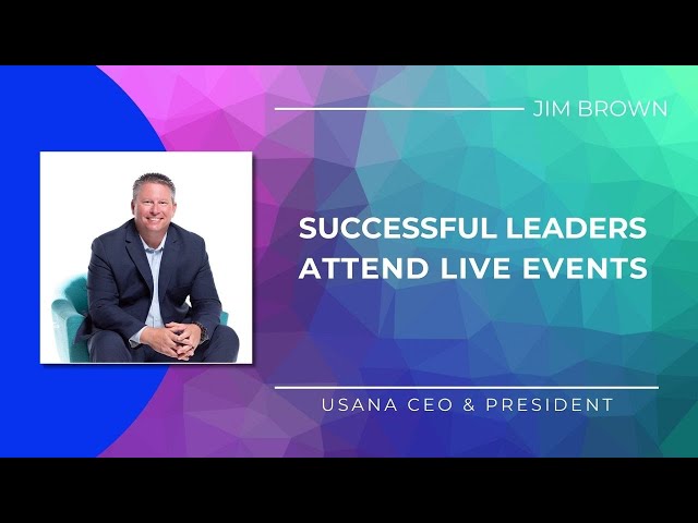 Live Events are a Must for Successful Entrepreneurs | Jim Brown