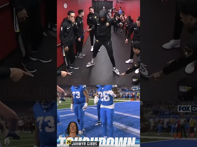 Jahmyr Gibbs hits the Kevin Durant TD celebration 😂🔥