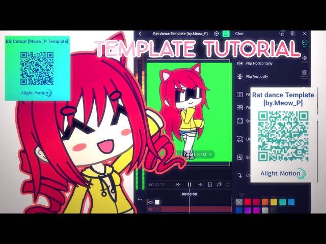 TUTORIAL rat dance template [ Gacha Life ]