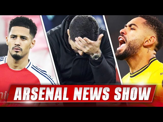 Arsenal News: Saliba INJURED 🚨 | 12 Points Dropped! 😤 | Matheus Cunha Transfer Update