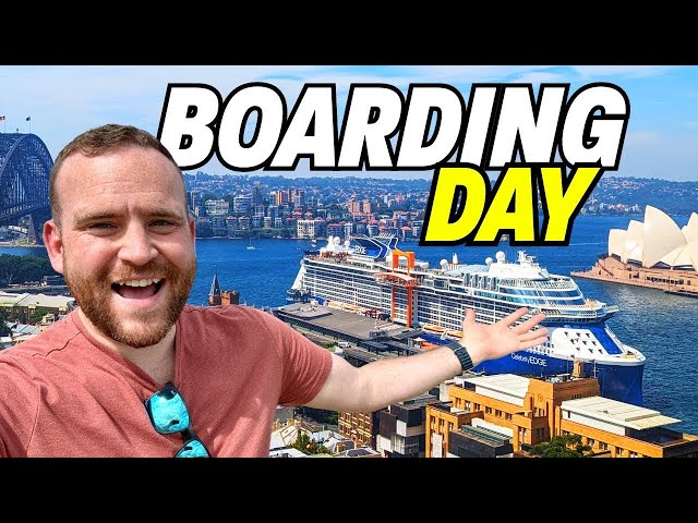 Boarding Celebrity Edge in Sydney, Australia - 11 Days in The Retreat!