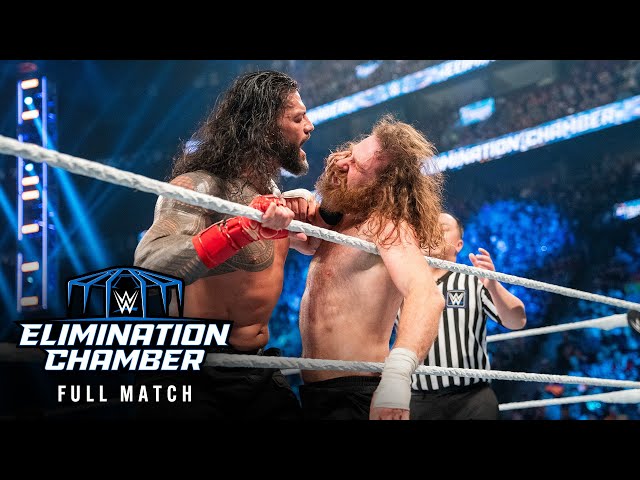 FULL MATCH: Roman Reigns vs. Sami Zayn — Undisputed WWE Universal Title: Elimination Chamber 2023