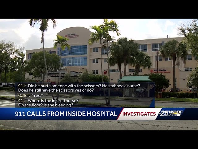 EXCLUSIVE: 911 calls reveal chaos and panic as hospital patient attacks nurse then escapes