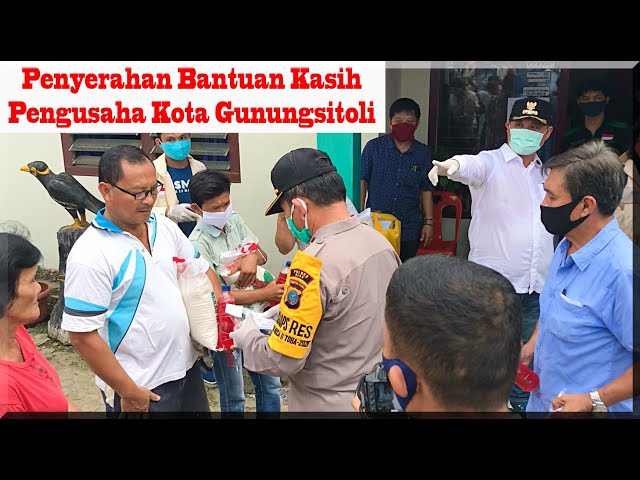 Covid-19 Charity ~ PENYALURAN BANTUAN KASIH ~ PENGUSAHA Bersama Gugus Tugas Gunungsitoli ~ WongWenz