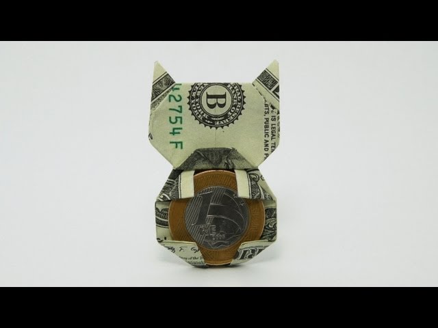 Origami Money Cat (Jo Nakashima)