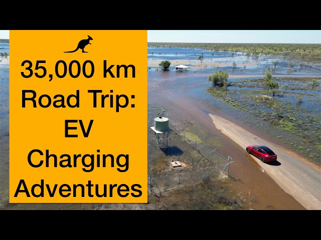 Outback road trip EV Charging: NT to QLD in Our Tesla Model Y