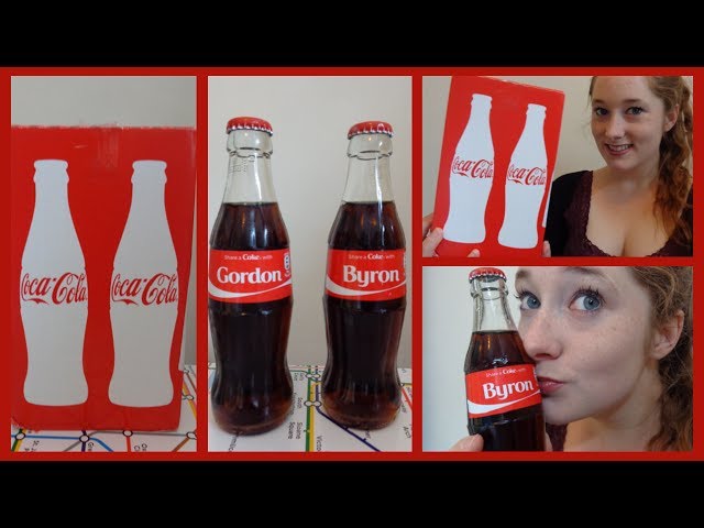 ASMR Glass Tapping Sounds + Unboxing My Share a Coke Order!