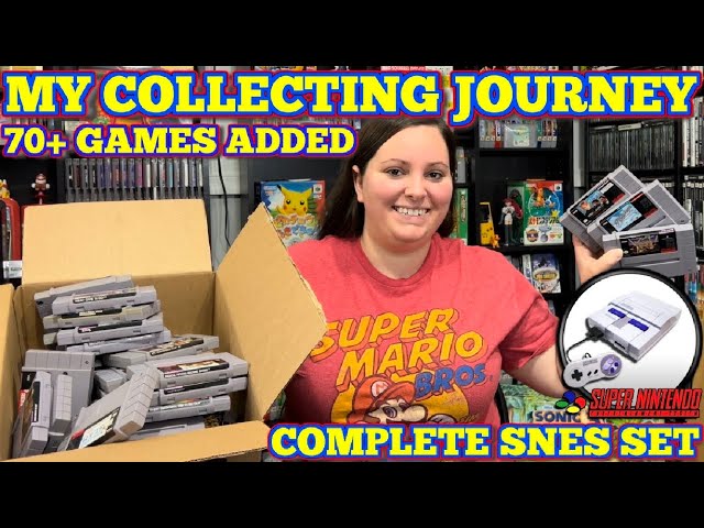 I ADDED 70+ MORE SUPER NINTENDO GAMES! My Collecting Journey - Full SNES Set 225/721!