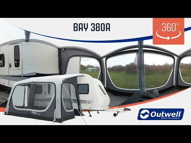 Outwell Bay 380A Air Awning - 360 video (2019)