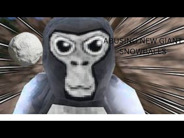 Abusing The New Giant Snowballs in Gorilla Tag!!!