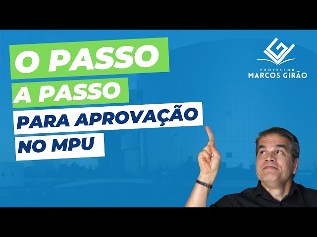 Policia do MPU - Aprenda a organizar os seus estudos!