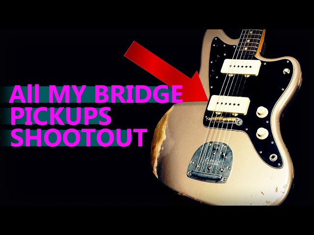 SHOOTOUT ALL MY PICKUPS BRIDGE POSITION | MARCELO DURHAM GB #guitarpickups