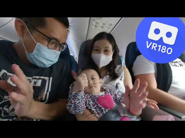 [VR180 VR 3D] Flight From Singapore to Cairns 1 | Meta Oculus Pico Family Metaverse Virtual Reality