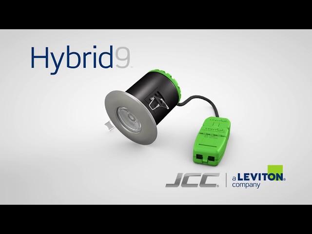 JCC Lighting Introduce Hybrid9 - The interchangeable integrated fire rated LED Downlight