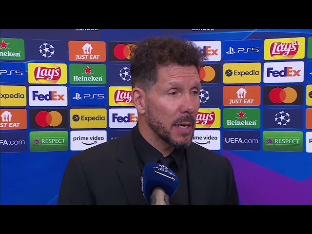 UEFA Champions League | Atletico-Man City 0-0 | Intervista a Simeone