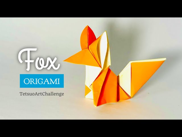 Origami Fox Tutorial | Kawaii Fox Origami