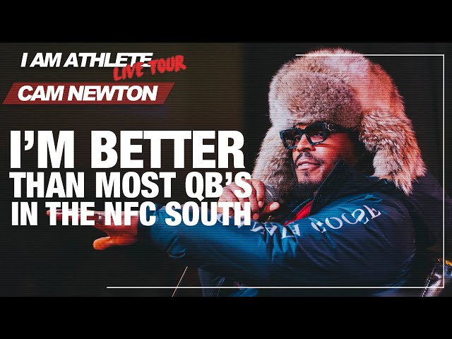 Cam Newton Says He’s Better Than Most QBs In The NFL South | IAM ATHLETE LIVE TOUR Clip