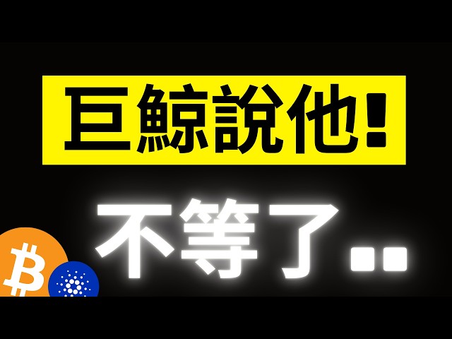 比特幣102000再次彈起! 關鍵末端大鯨魚開始動起來了..注意了! 川普的戰略儲備會有山寨幣? #eth #ada