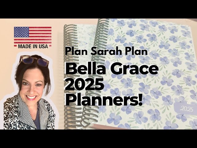 Review! | 2025 Bella Grace Planners | Made in USA | Black Coil! | A5 Size