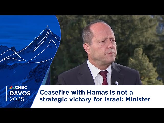 Ceasefire with Hamas is not a strategic victory for Israel: Minister