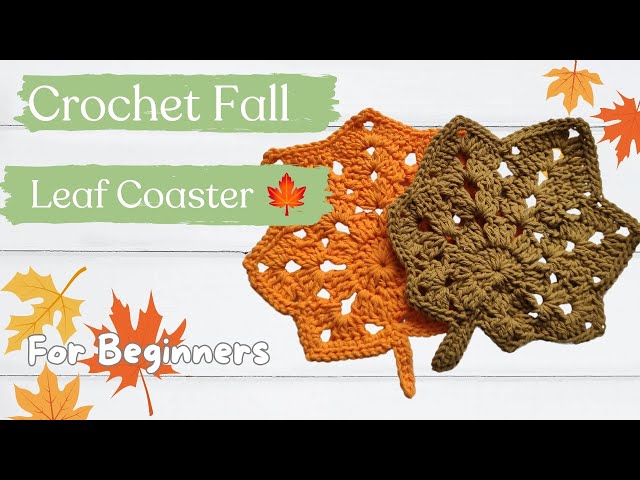 🍁 Crochet Maple Leaf Table Decor! 🍁 free crochet pattern step by step